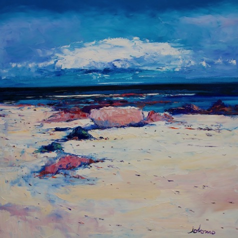 Footprints in the sand St Columba's Beach Iona 30x30
&pound;6100